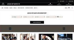 Desktop Screenshot of lexusofsantafe.com