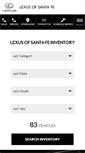 Mobile Screenshot of lexusofsantafe.com